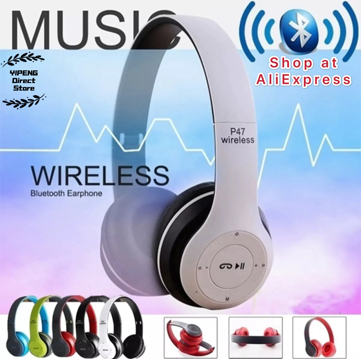 Kablosuz Bluetooth Kulaklık P47