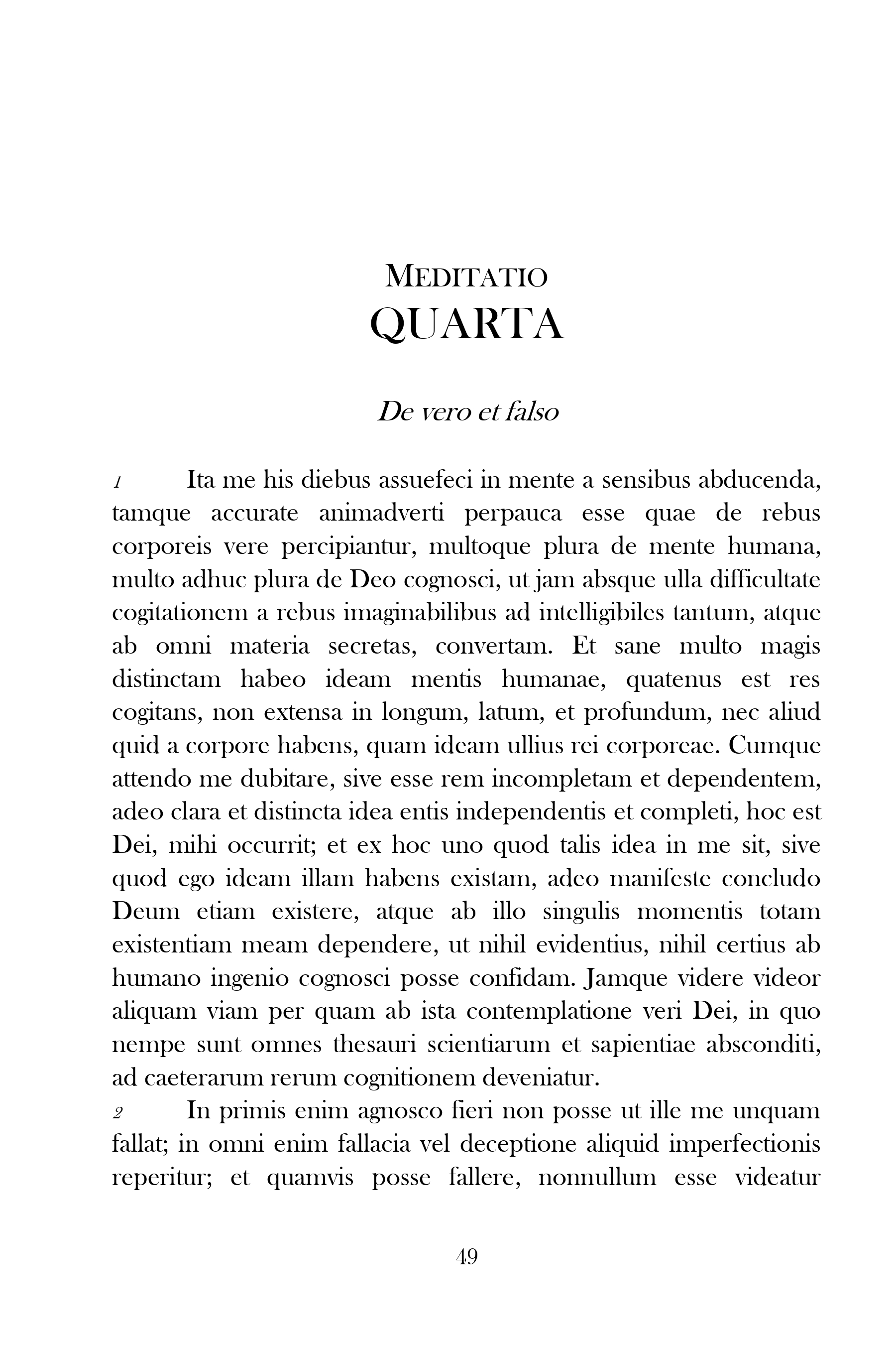 Meditationes