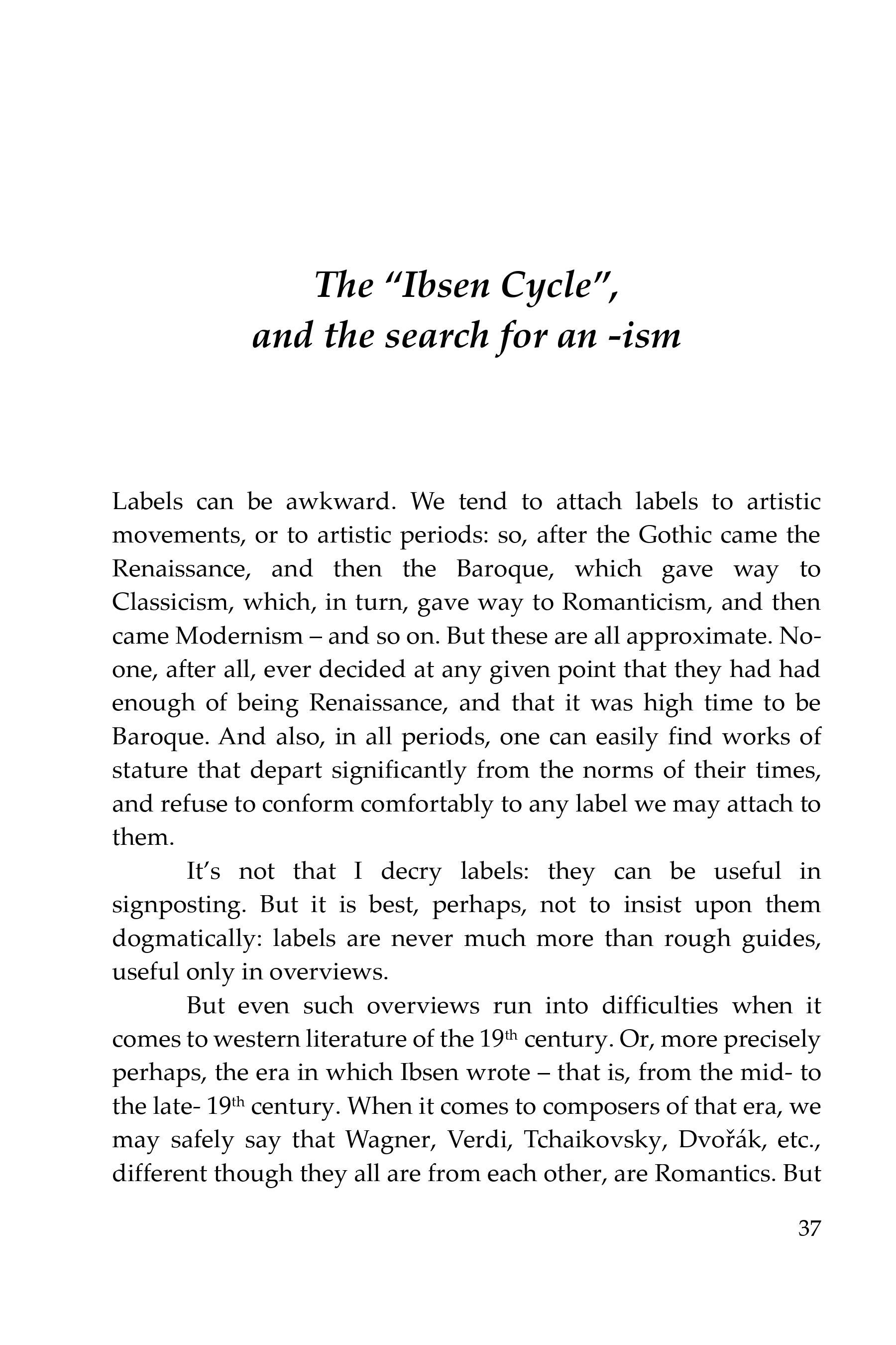 Essays on Ibsen