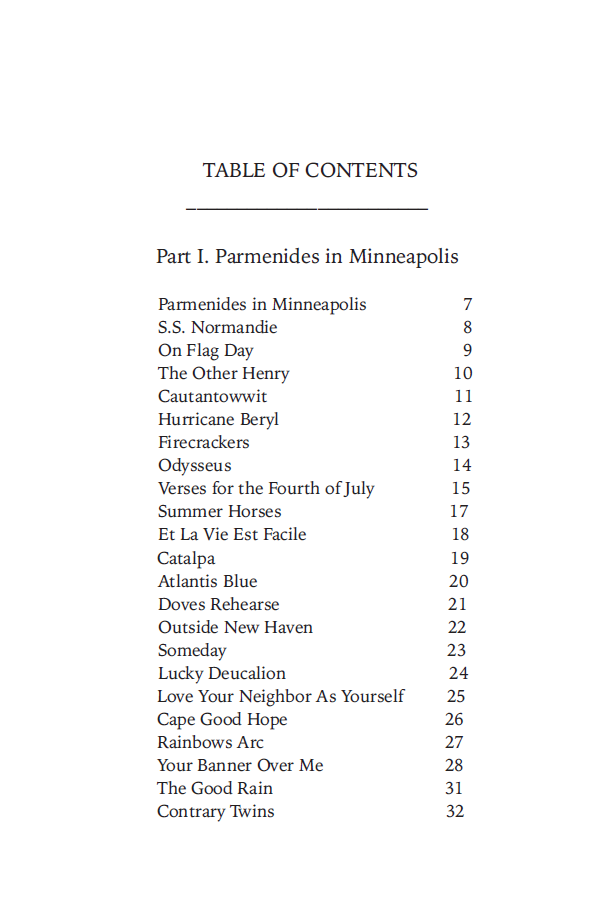 Parmenides in Minneapolis