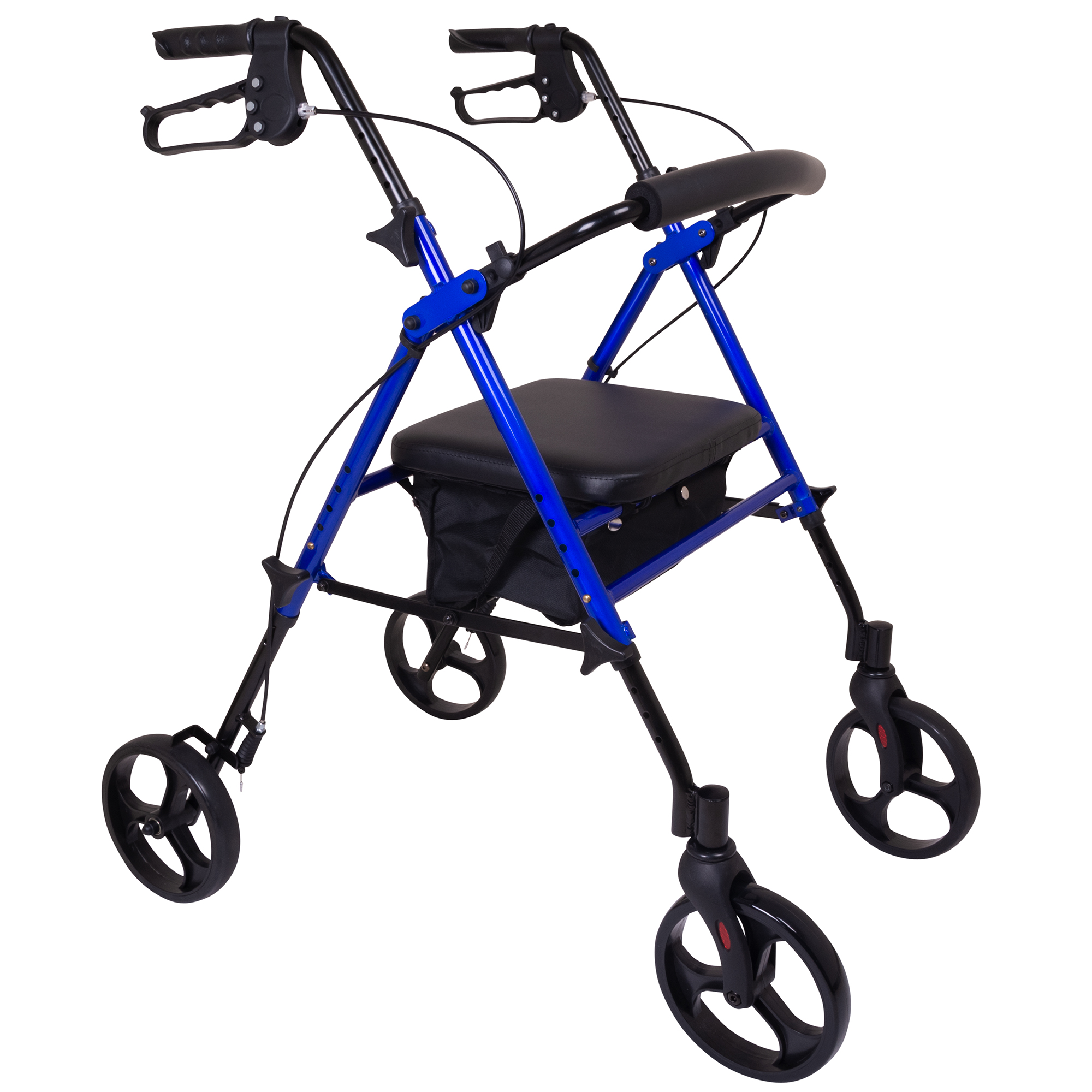 Deluxe Height Adjustable Aluminum Rollator