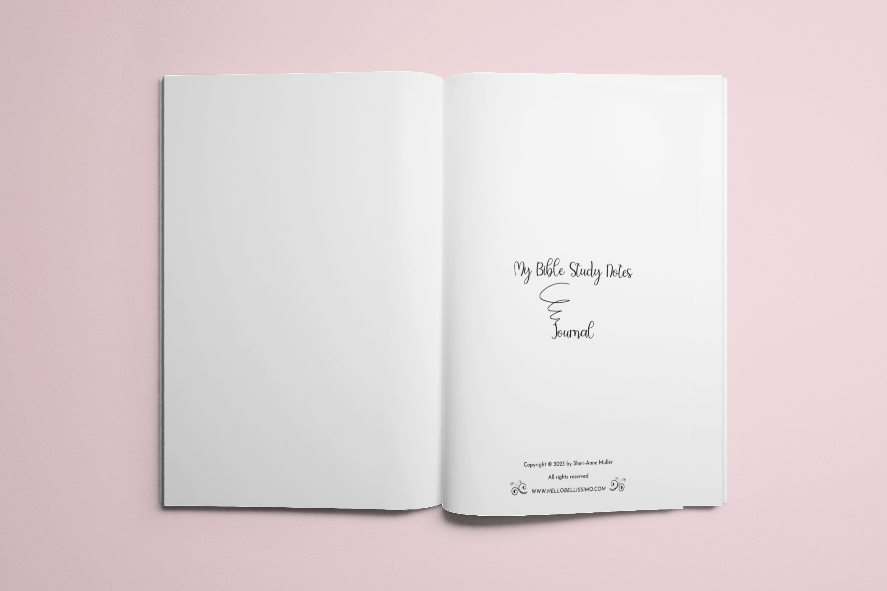 My Bible Study Notes Journal
