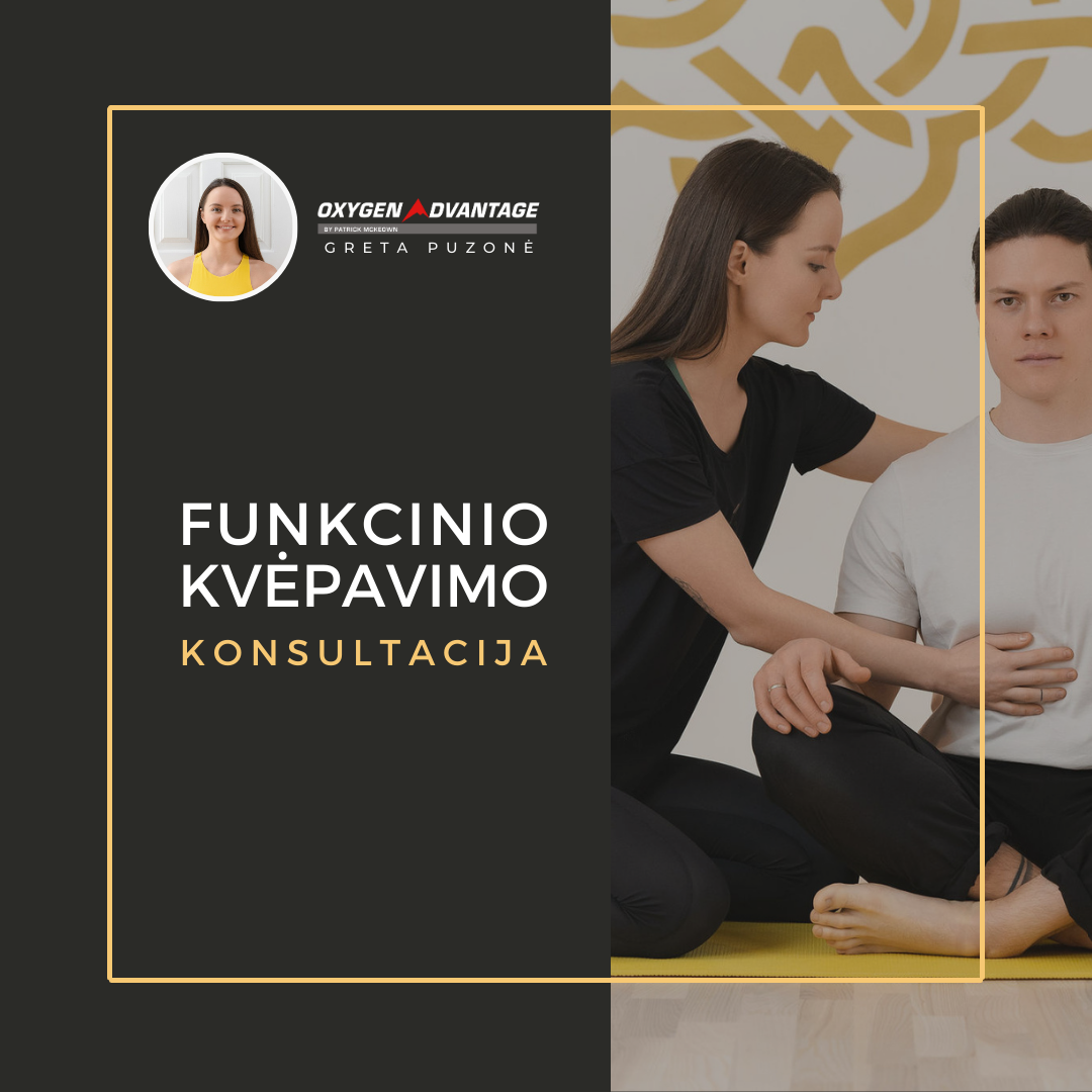 Funkcinio kvėpavimo konsultacija (50 min.)