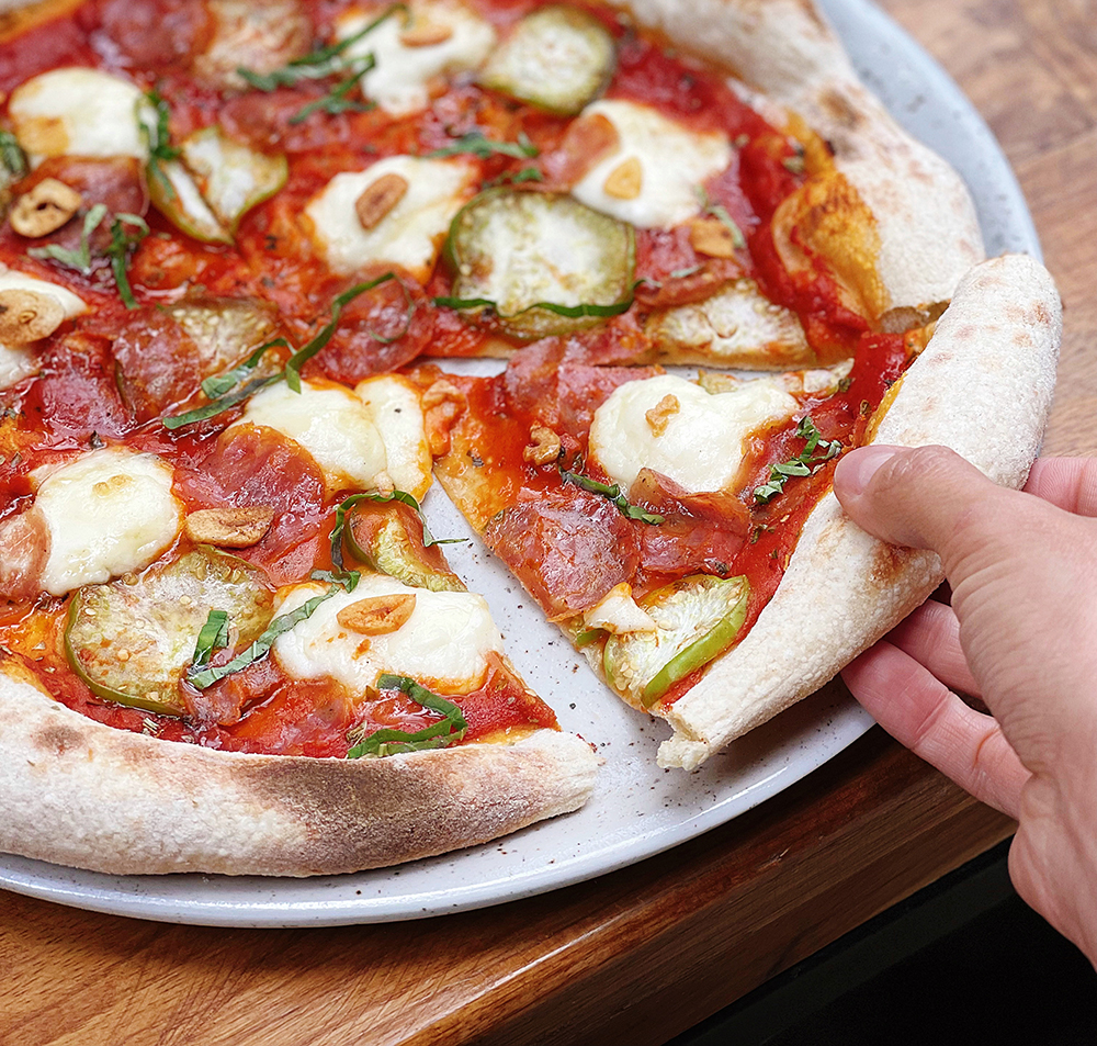 Pizza búfala tomatilla