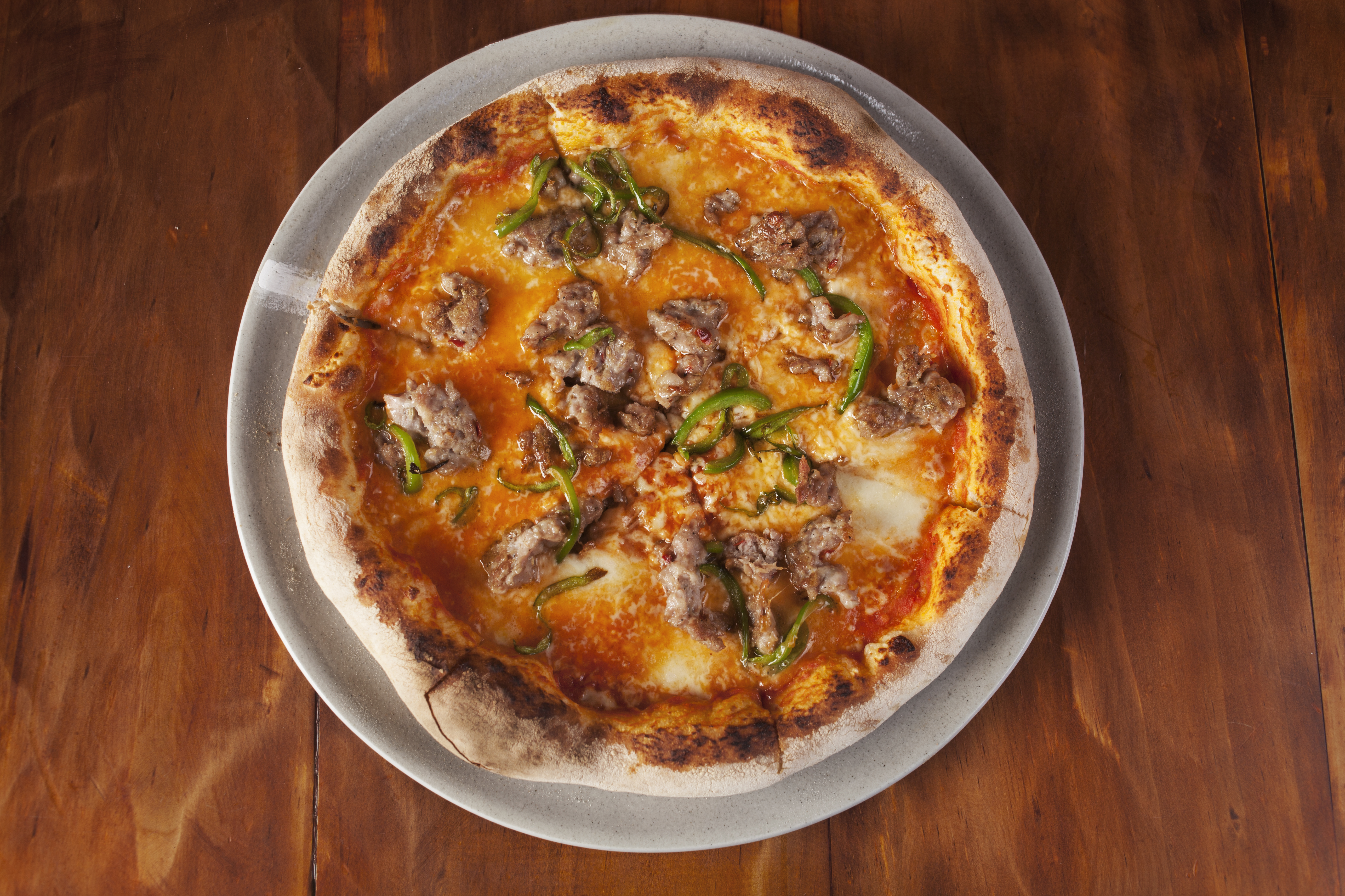 Pizza chorizo picante