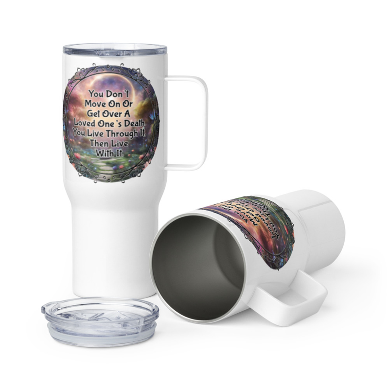 Living With Death travel mug