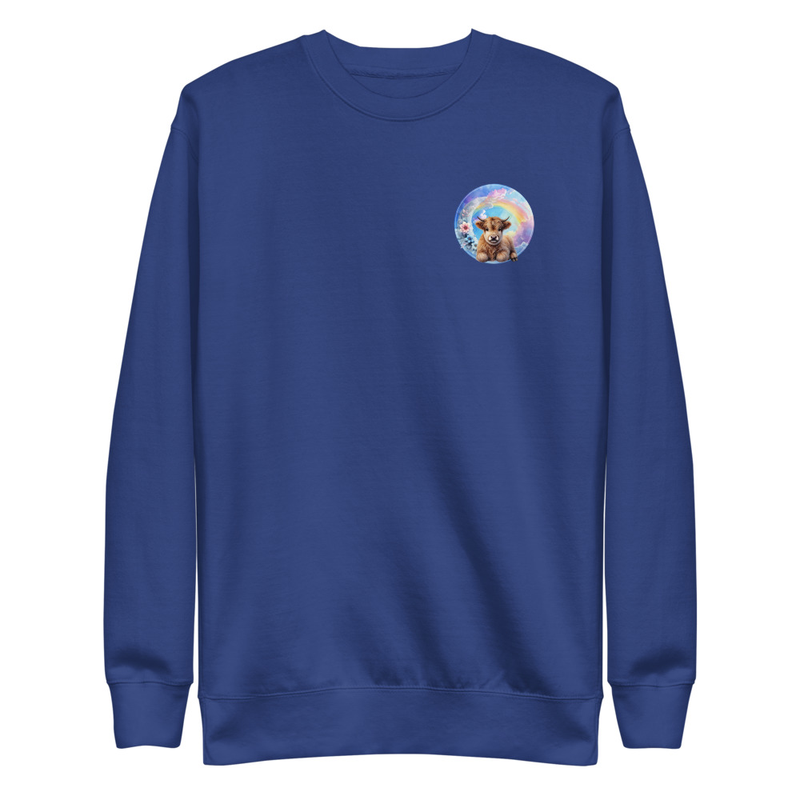 Highland calf Emoji unisex sweatshirt