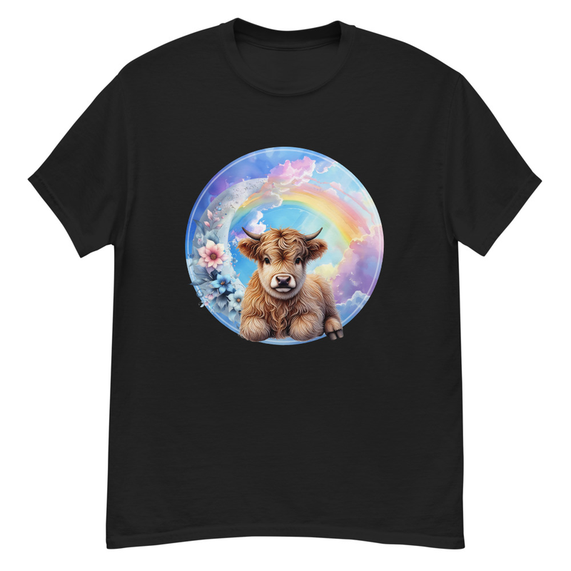 Highland calf unisex tee