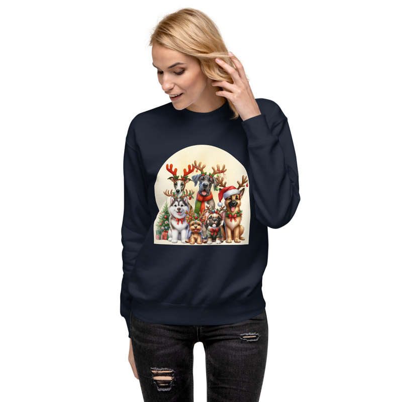 Dogs Christmas Love unisex sweatshirt