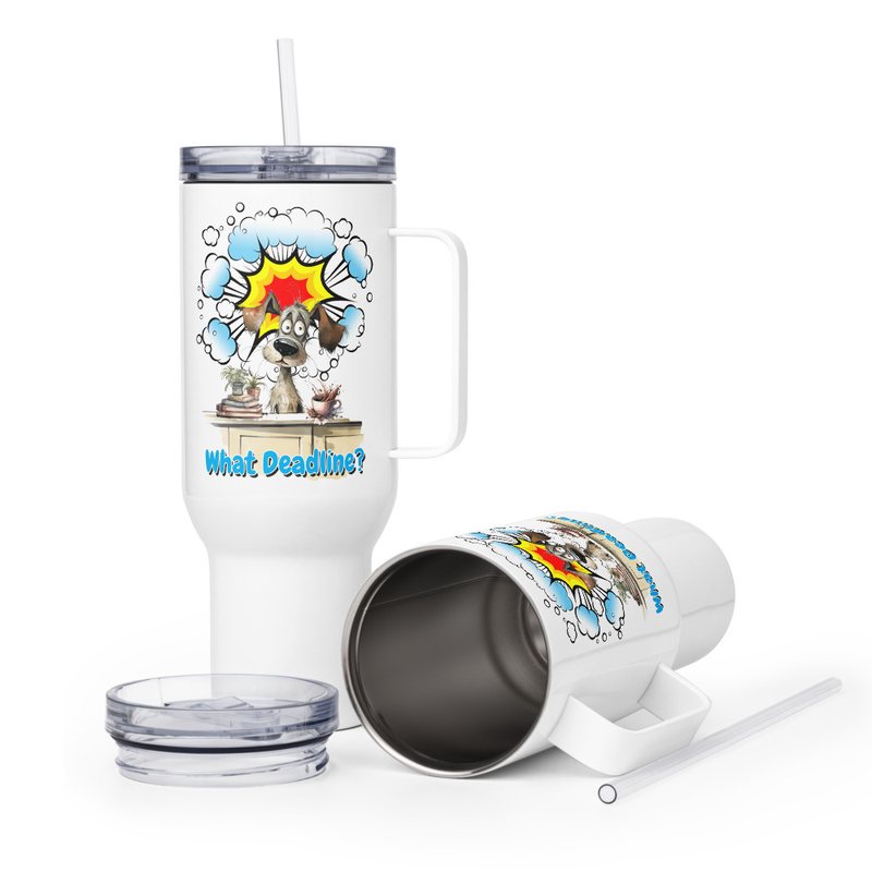 What Deadline dog travel mug