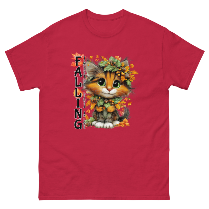 Falling cat unisex classic tee