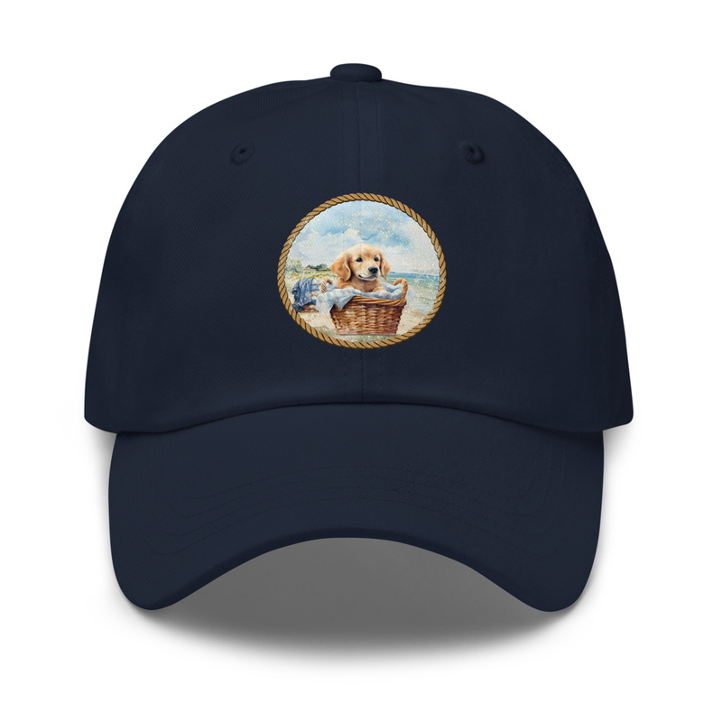 Golden Retriever puppy hat