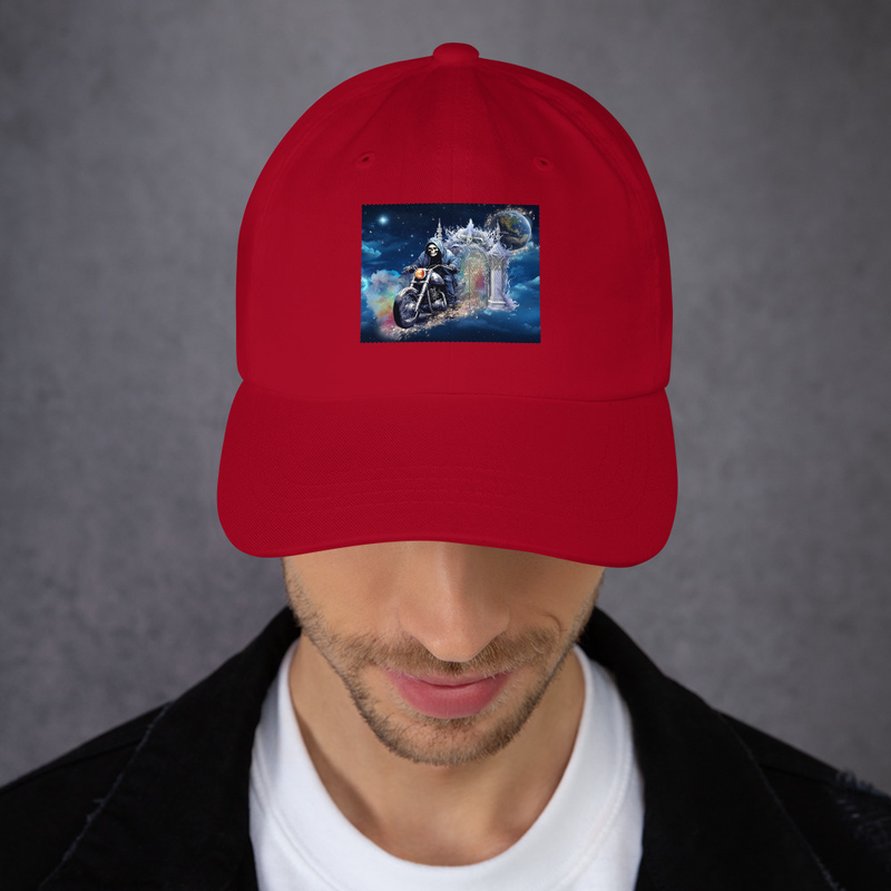 Skeleton motorcycle hat