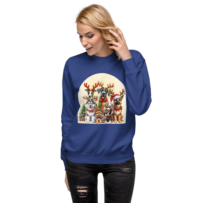 Dogs Christmas Love unisex sweatshirt
