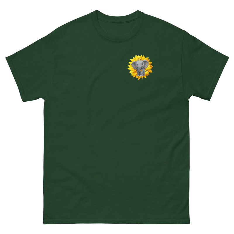 Sunflower Elephant emoji unisex tee