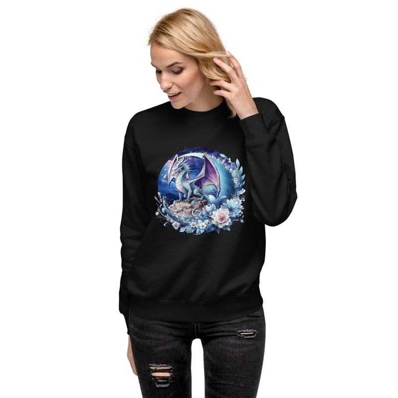 Floral Dragon unisex sweatshirt