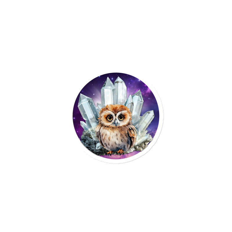 Owl Crystal magnet