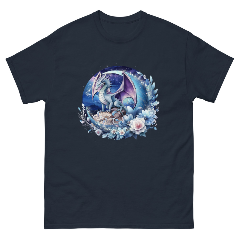 Dragon floral unisex tee