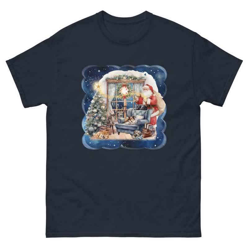 Santa's Visit unisex tee