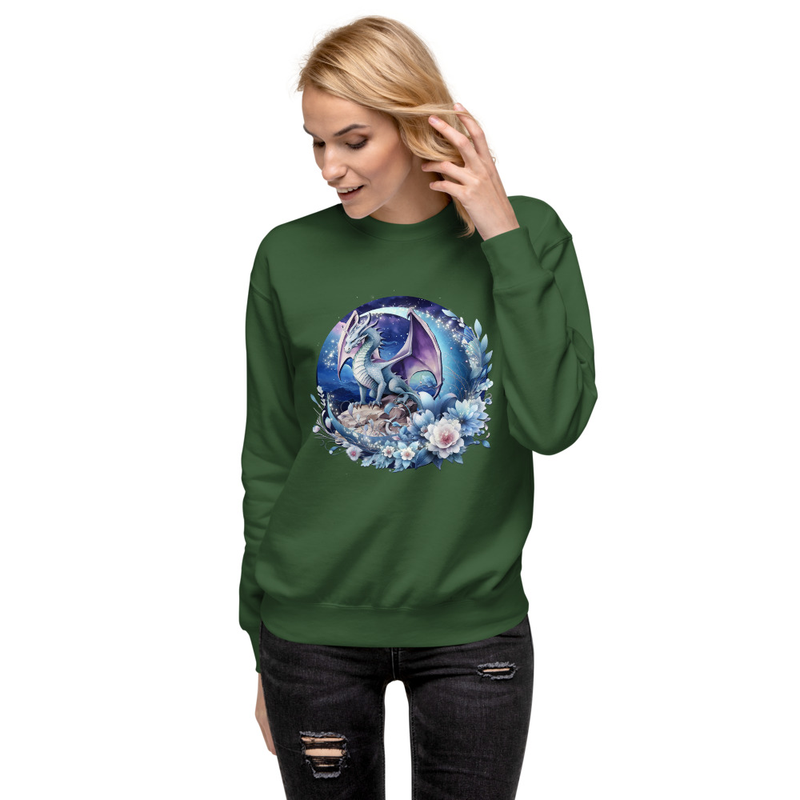 Floral Dragon unisex sweatshirt