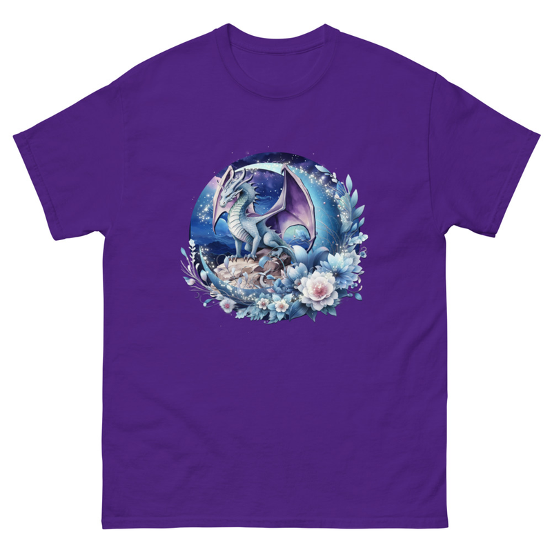 Dragon floral unisex tee