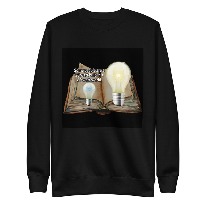 Dim Bulb unisex sweatshirt
