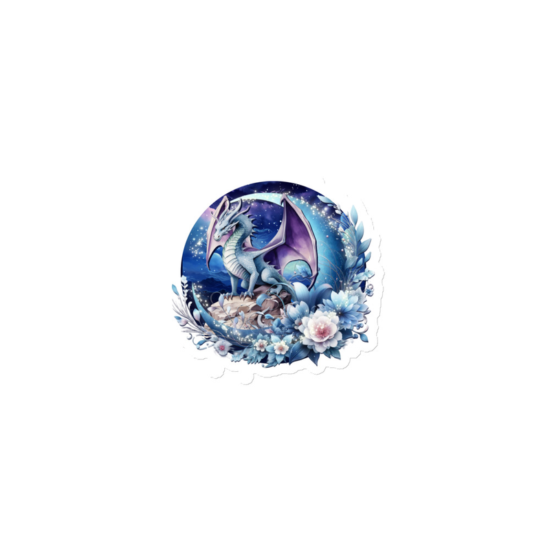 Floral Dragon Magnet