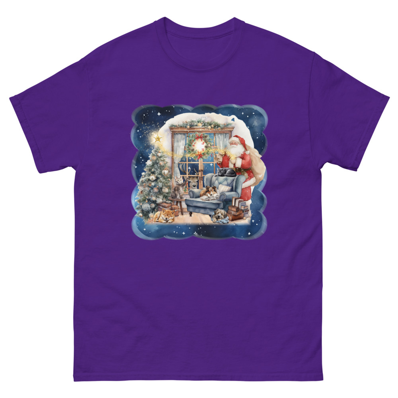 Santa's Visit unisex tee