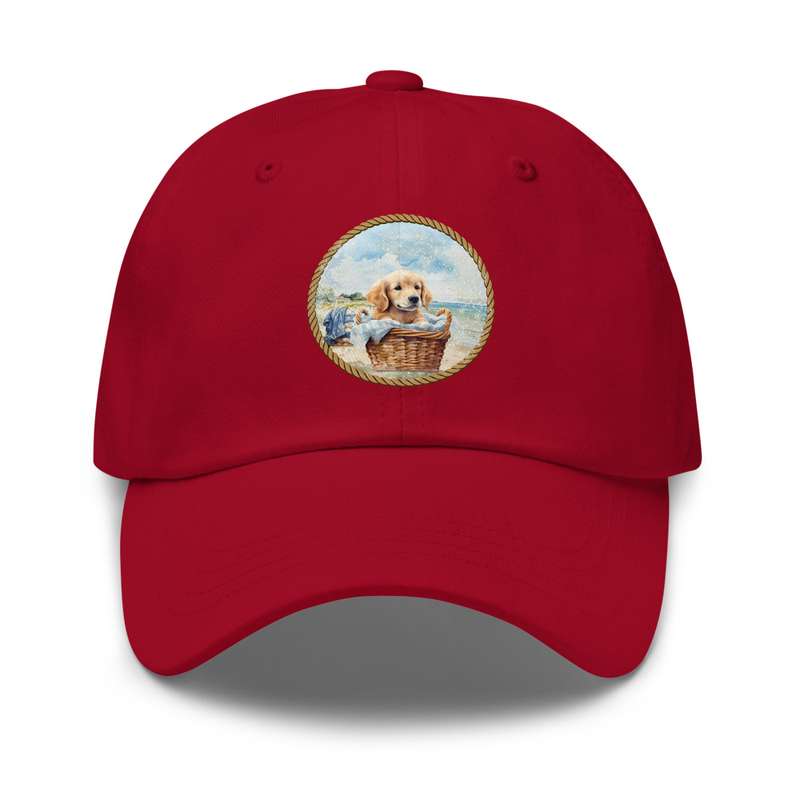 Golden Retriever puppy hat