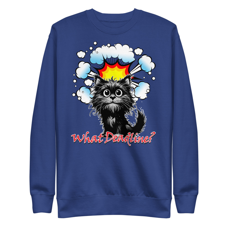 What Deadline cat unisex sweatshirt