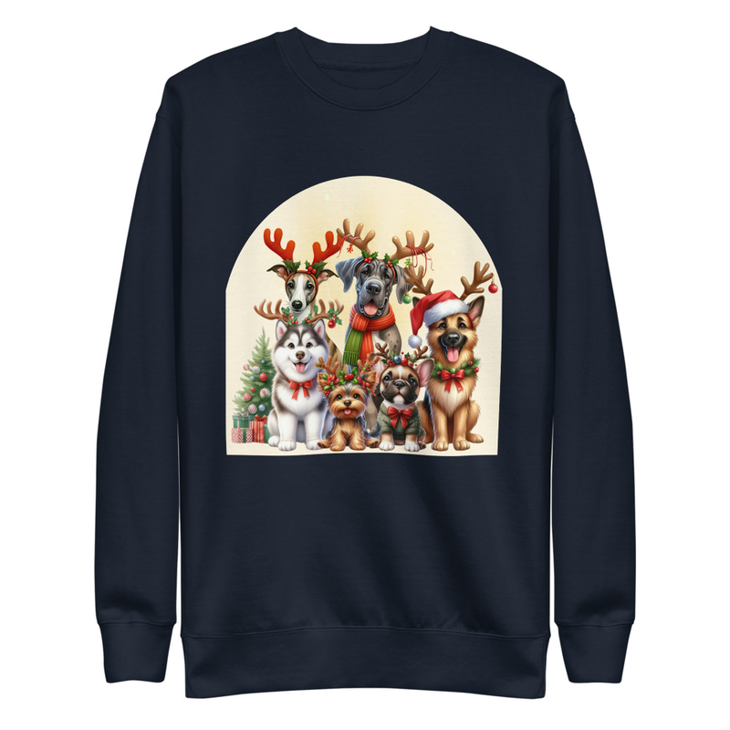 Dogs Christmas Love unisex sweatshirt