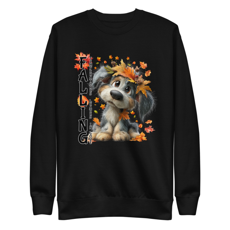 Falling Dog Unisex Premium Sweatshirt