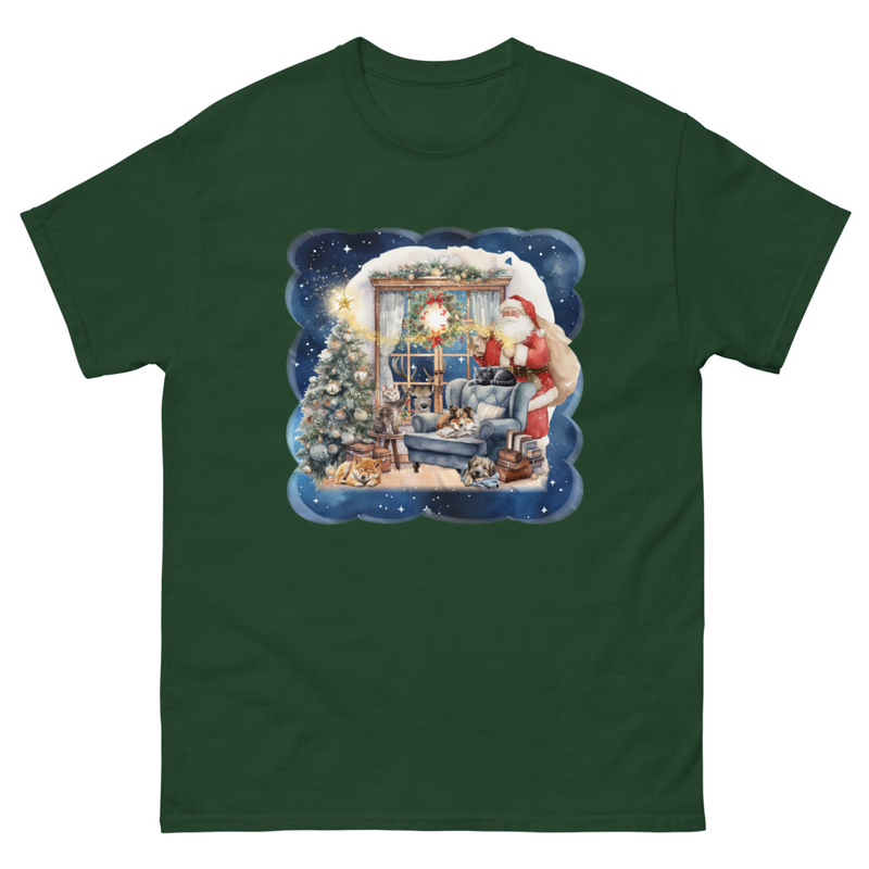 Santa's Visit unisex tee