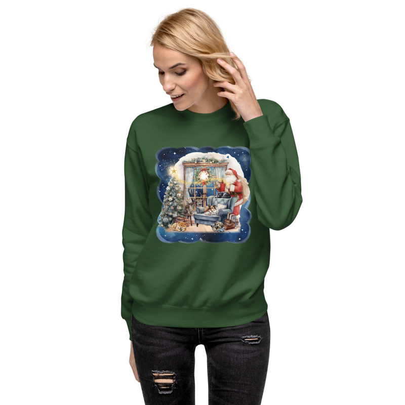 Santa's Visit unisex sweatshirt
