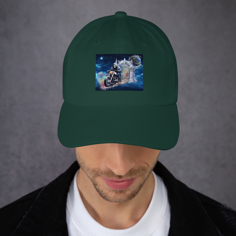 Skeleton motorcycle hat