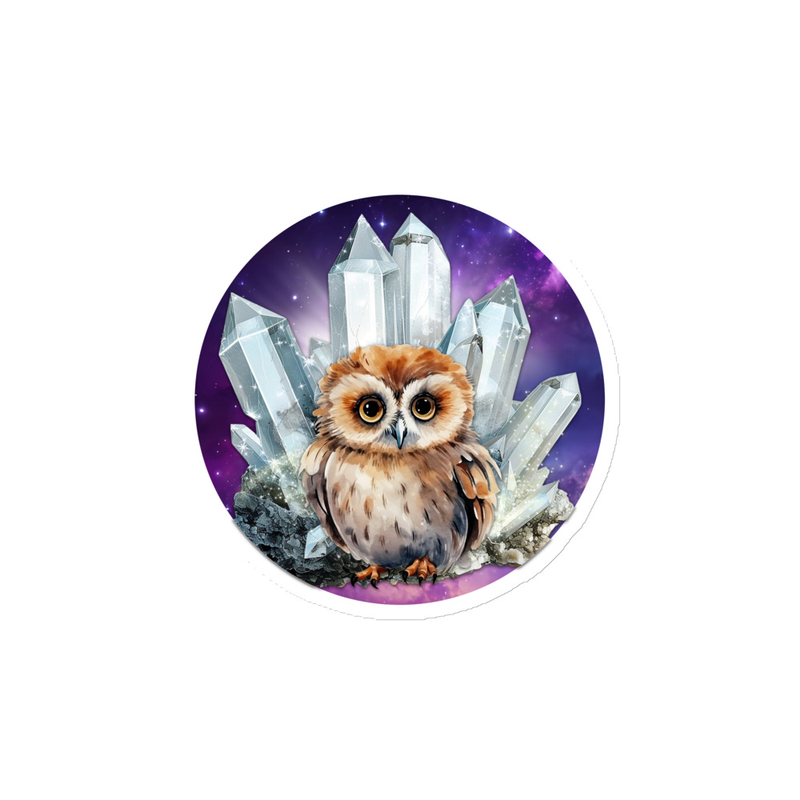 Owl Crystal magnet