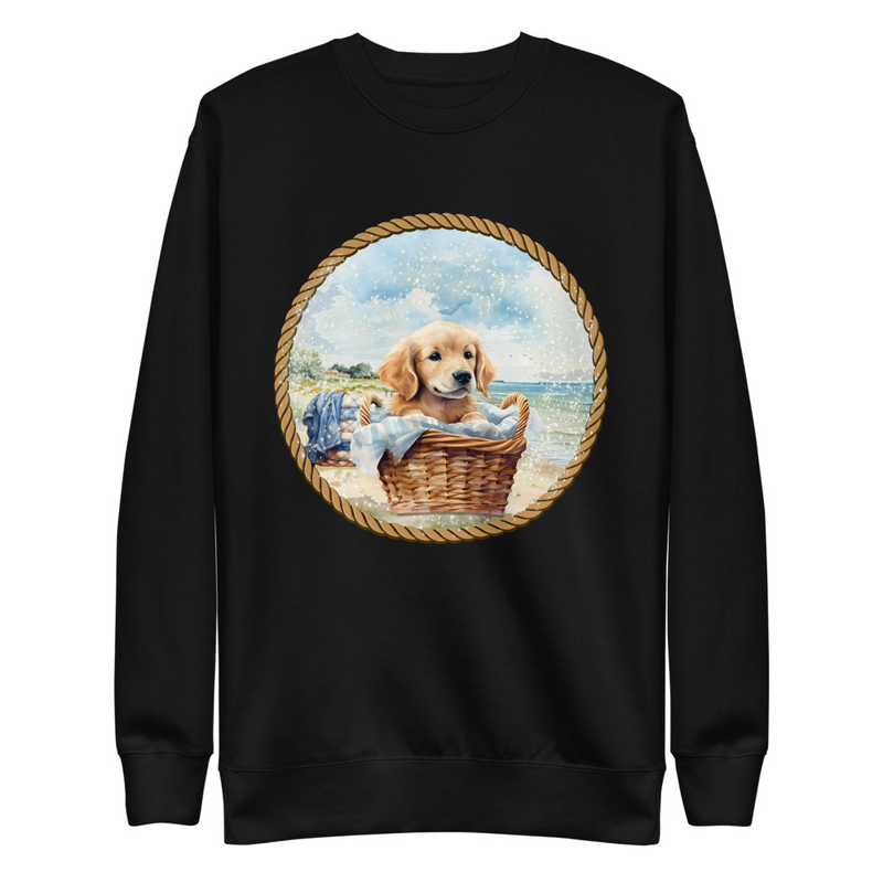 Golden Retriever puppy unisex sweatshirt