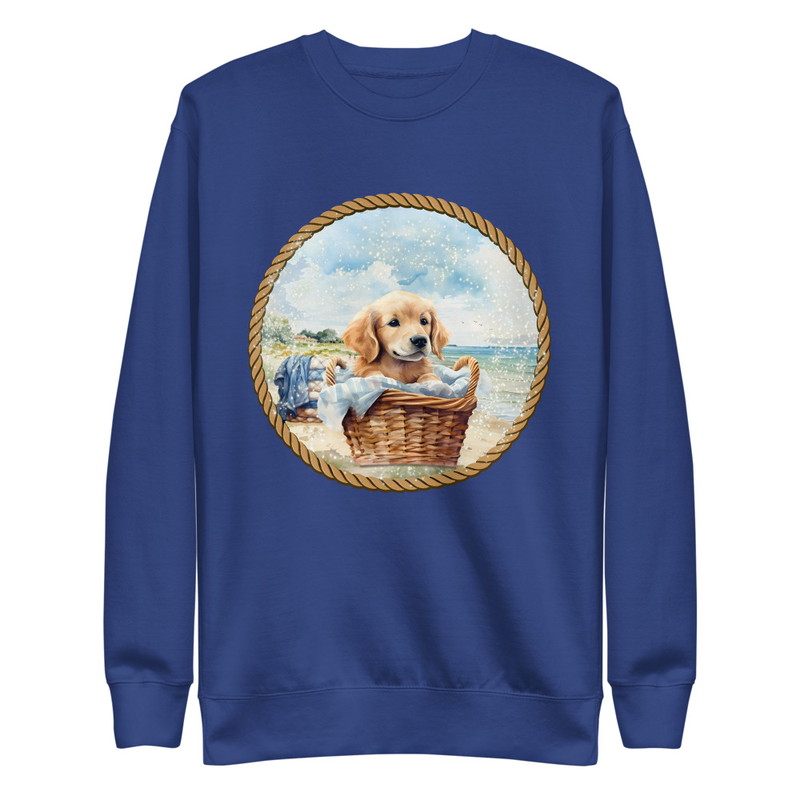 Golden Retriever puppy unisex sweatshirt