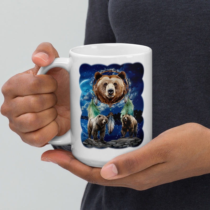 Dream bears white mug