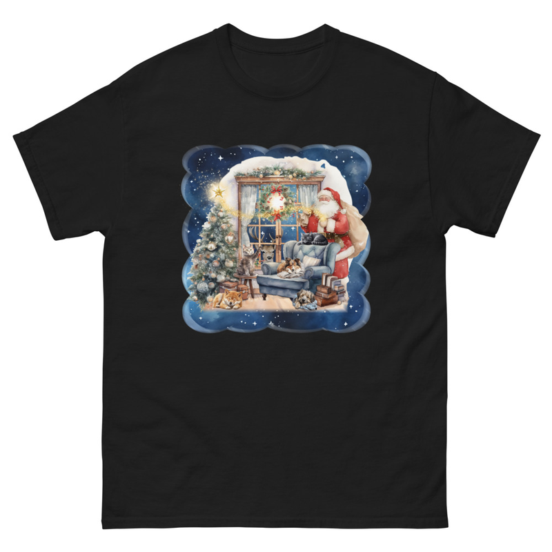 Santa's Visit unisex tee
