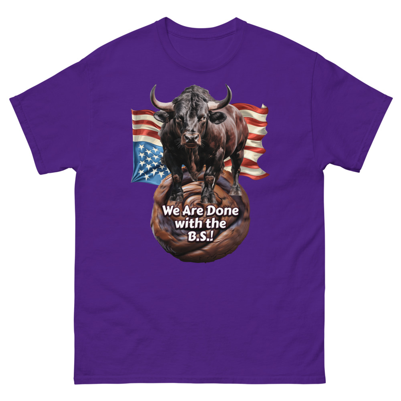 Done with BS USA unisex classic tee