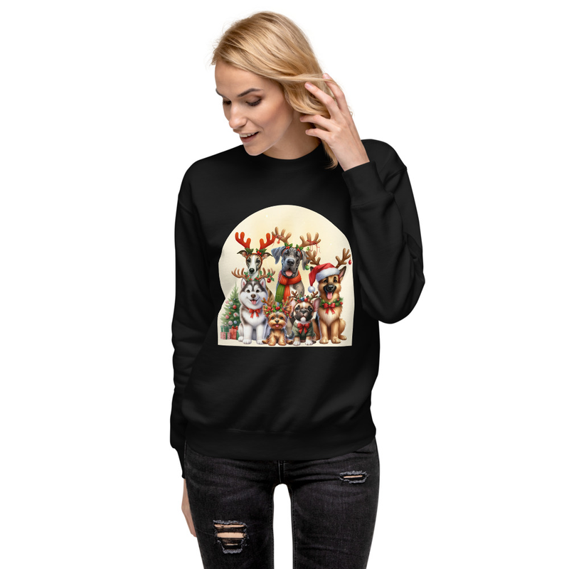 Dogs Christmas Love unisex sweatshirt