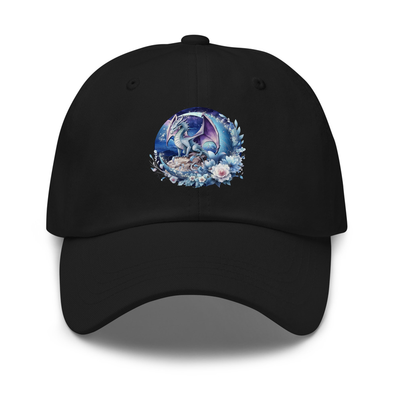 Floral dragon hat
