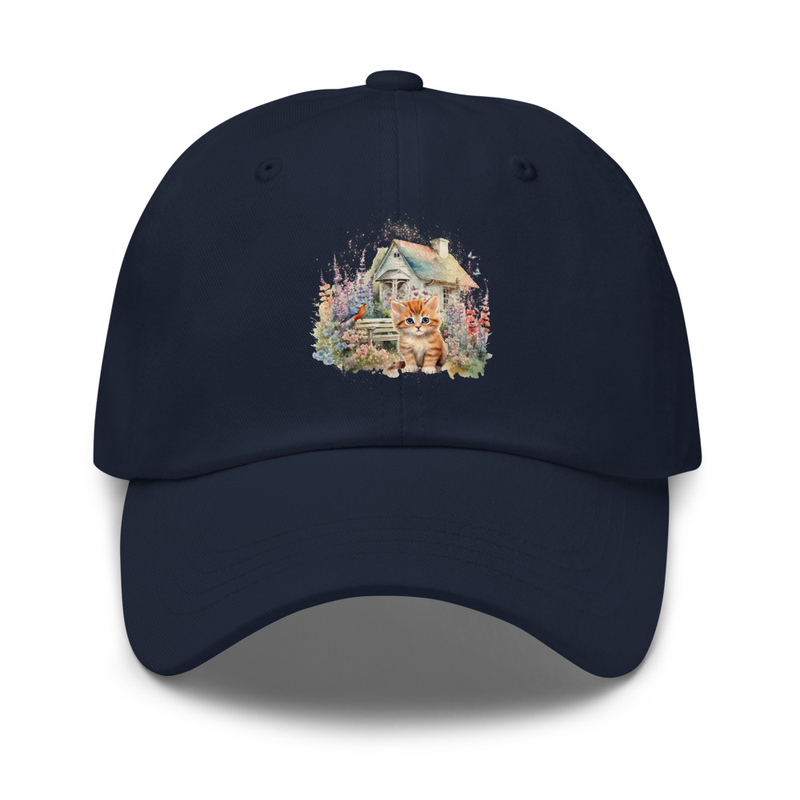 Orange stripe kitten hat