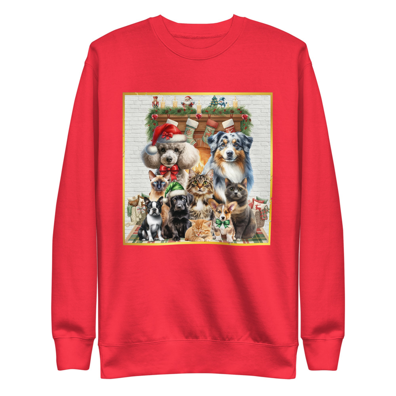 Christmas Pets Unisex Sweatshirt