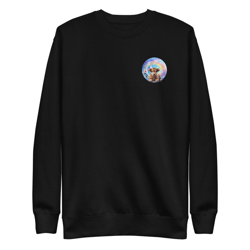 Highland calf Emoji unisex sweatshirt