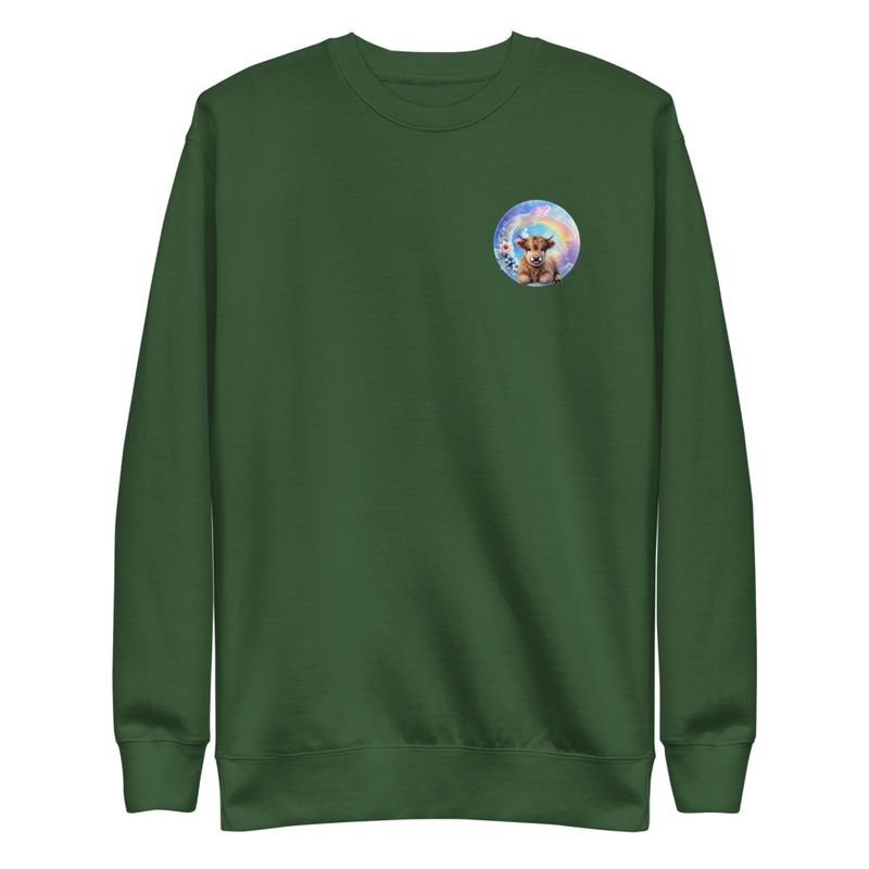 Highland calf Emoji unisex sweatshirt