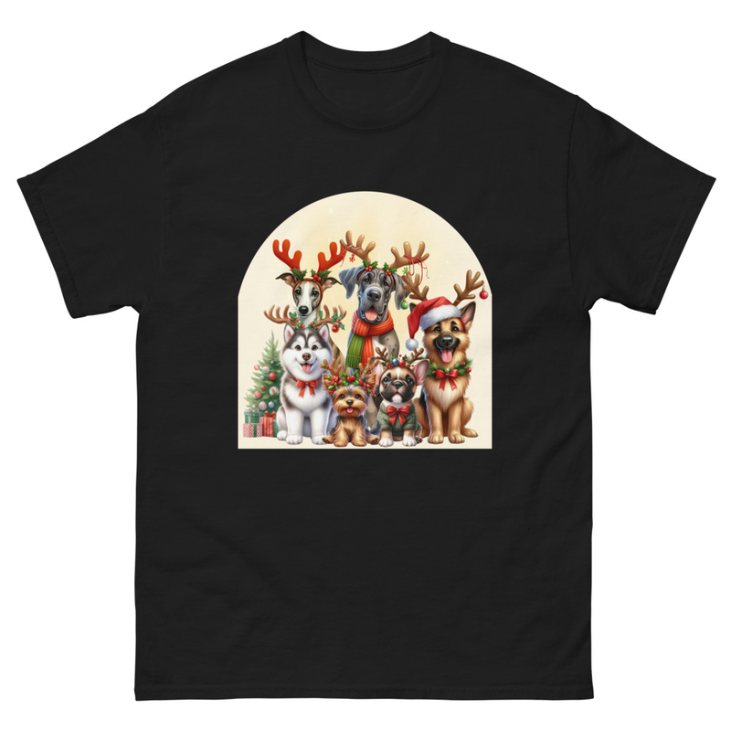 Dogs Christmas Love Unisex classic tee