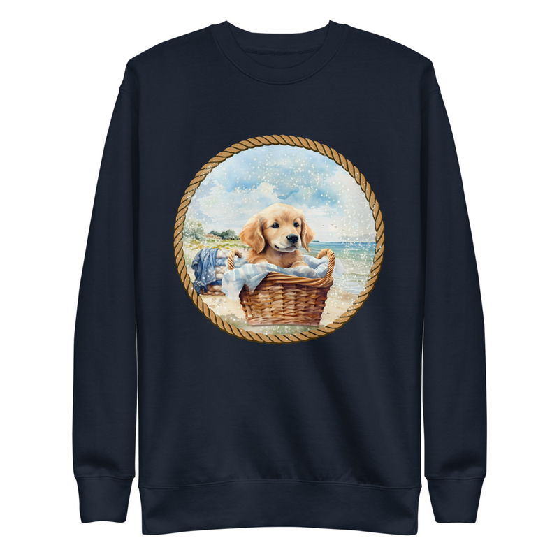 Golden Retriever puppy unisex sweatshirt