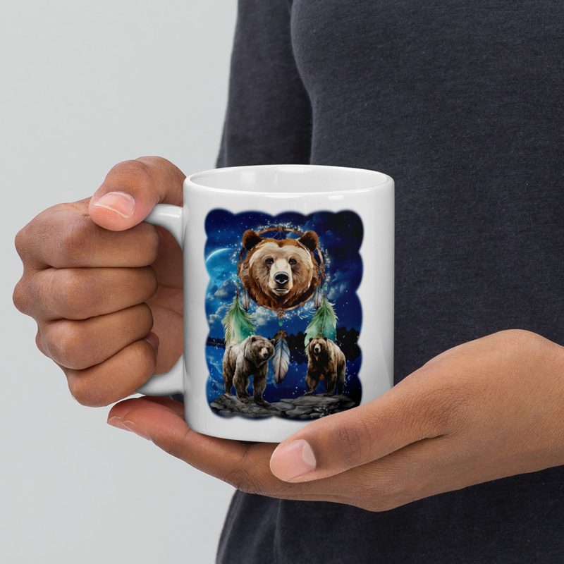 Dream bears white mug
